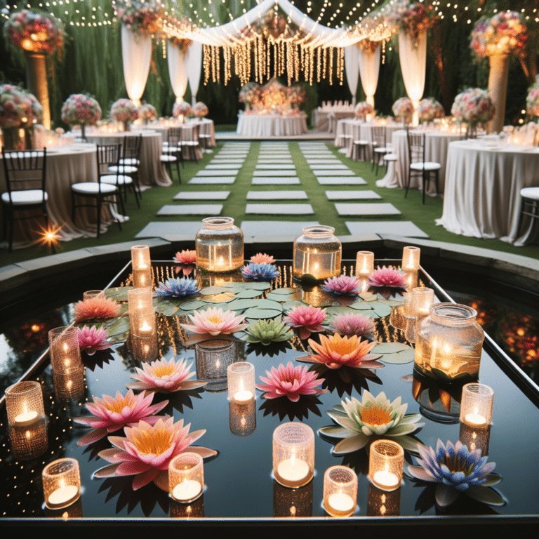DIY Water Gardens as Wedding or Event Decor