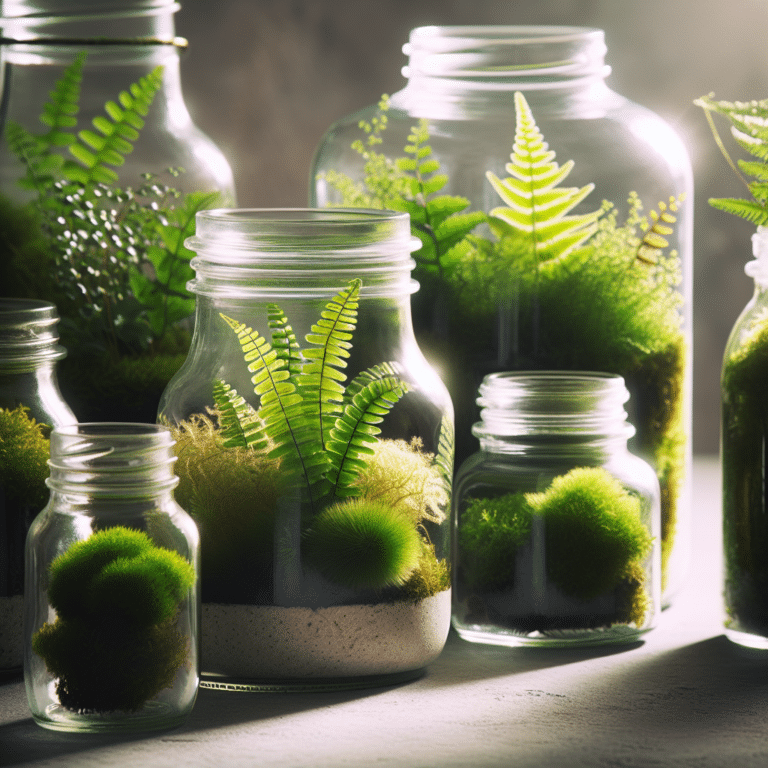 How to Grow Moss and Ferns in Glass Jars