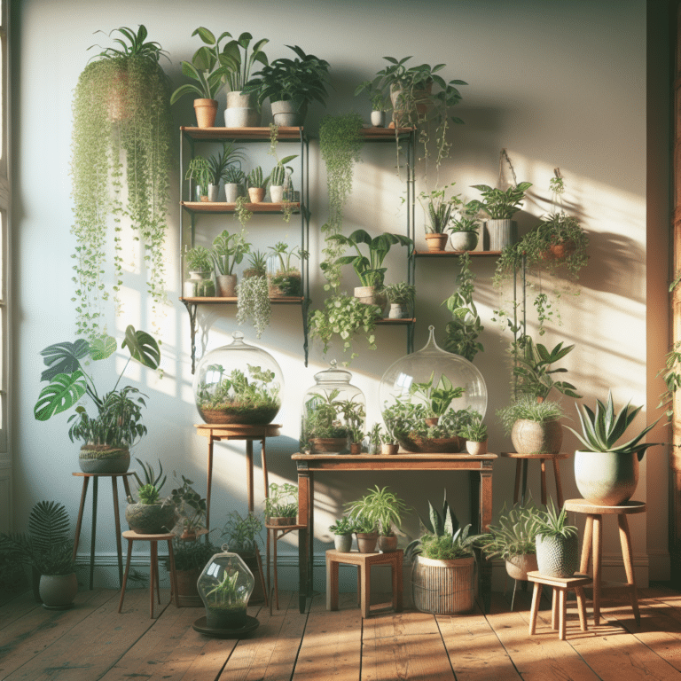 Arranging Plants for a Layered Aesthetic