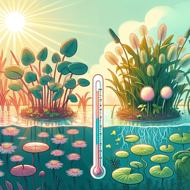  "Light and Temperature Requirements for Water Plants