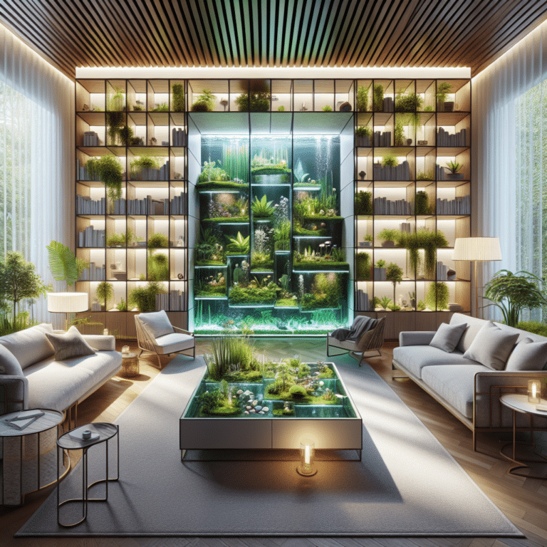 Adding Water Gardens to Living Room Spaces