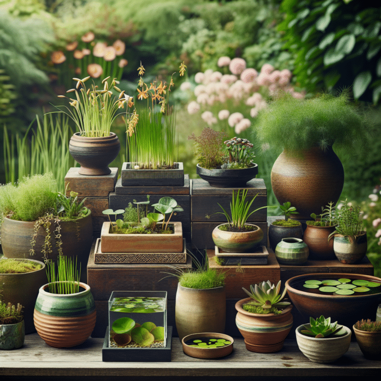 Choosing the Right Containers for Small Water Gardens