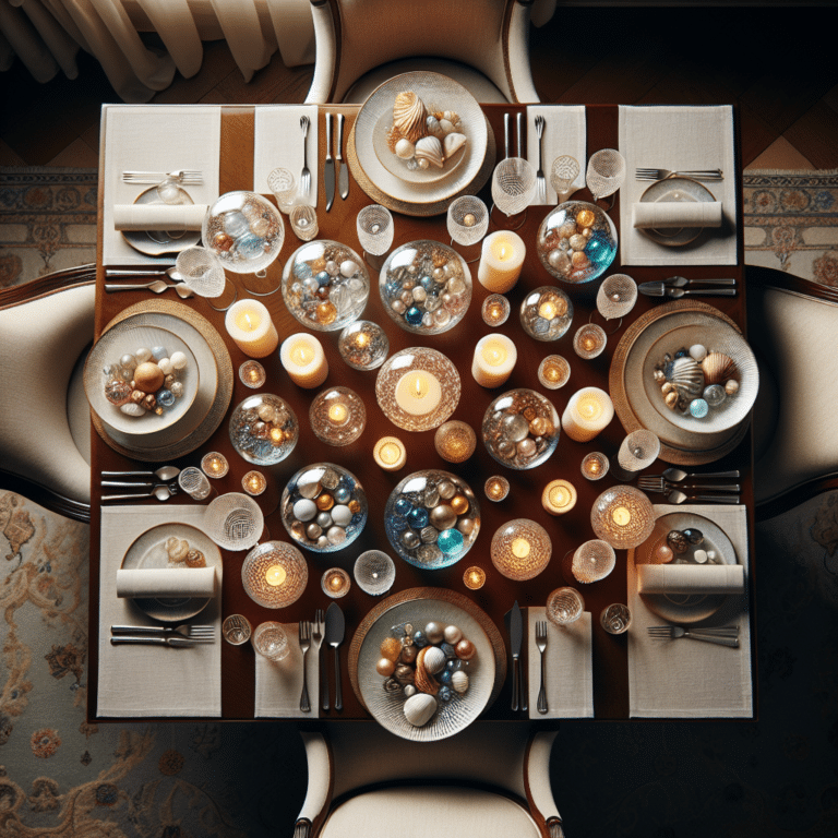 Using Glass Bowls as Table Centerpieces