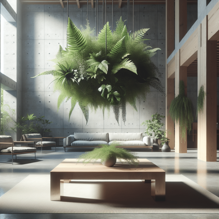 Indoor Decor Using Floating Plant Arrangements