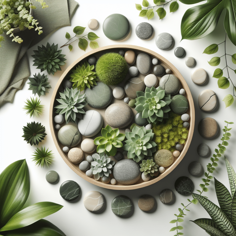 How to Combine Plants with Decorative Stones