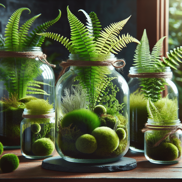  "How to Grow Moss and Ferns in Glass Jars
