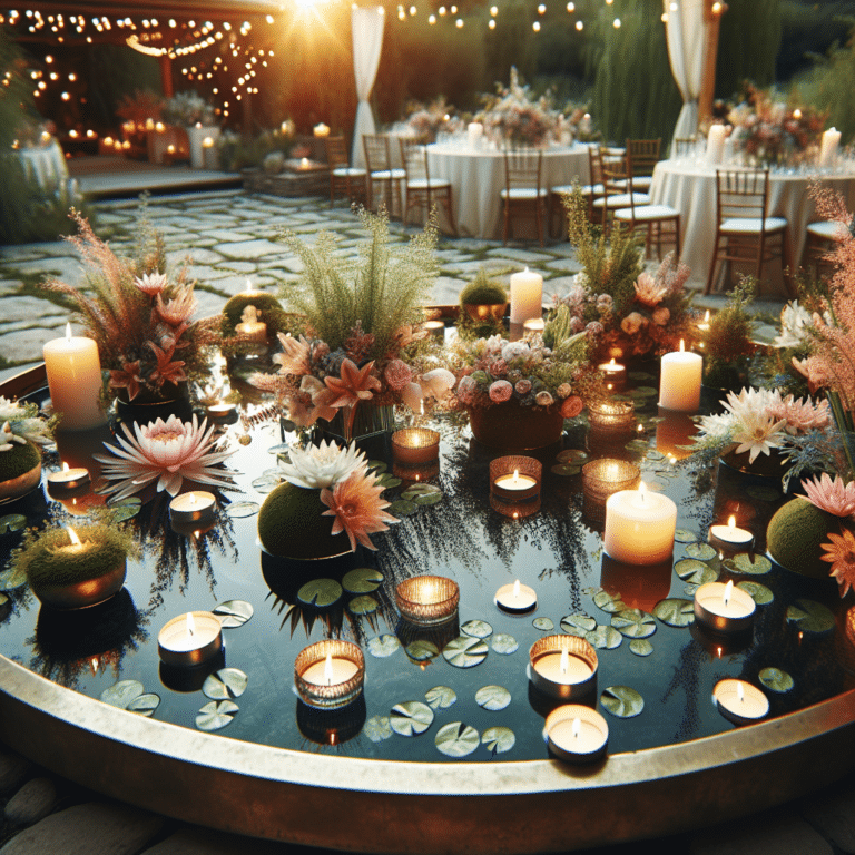 DIY Water Gardens as Wedding or Event Decor