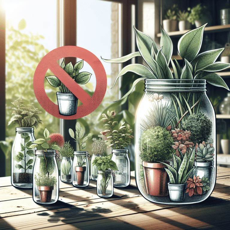 How to Avoid Overcrowding Plants in Jars