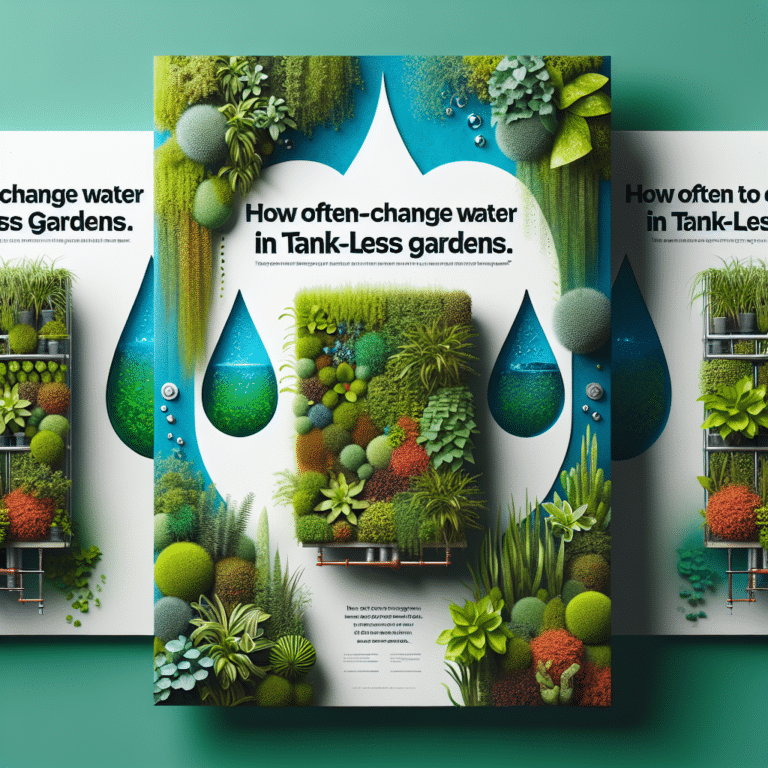 How Often to Change Water in Tank-less Gardens