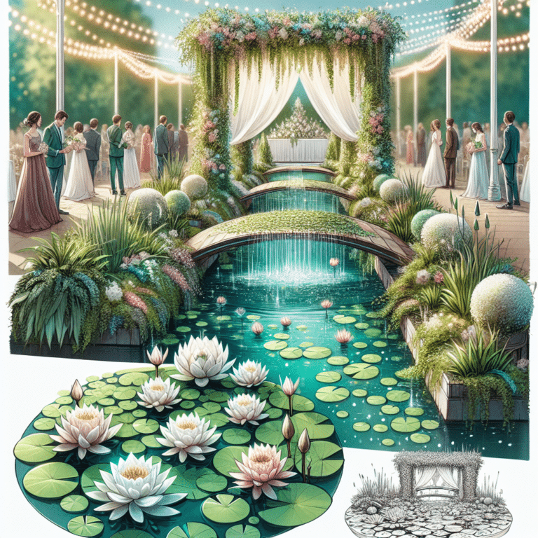 DIY Water Gardens as Wedding or Event Decor