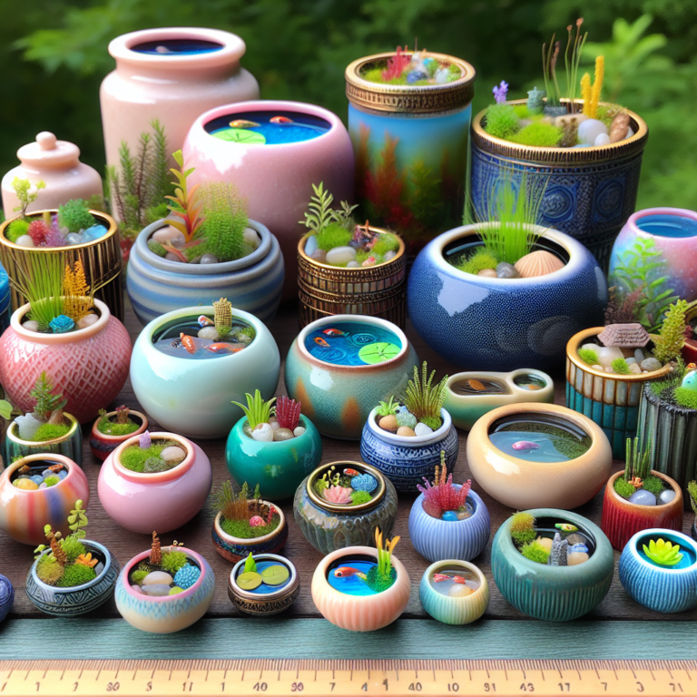 Choosing the Right Containers for Small Water Gardens
