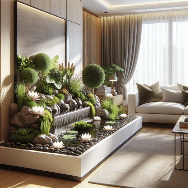 Adding Water Gardens to Living Room Spaces
